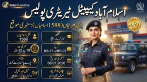 Islamabad Capital Territory Police Jobs 2026 apply online for ASI and Constable vacancies in ICT Police with latest recruitment details.