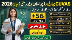 CUVAS Bahawalpur Jobs 2026 recruitment for administrative, technical, clerical and support staff positions.