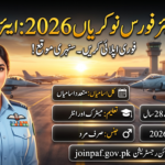 Pakistan Air Force Airmen Jobs 2026 – Apply online for Aero Trade, Security, PF&DI, MTD, Fire Fighter, Medical Assistant, and other Airmen vacancies.