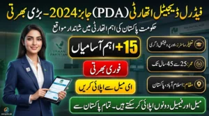 Pakistan Digital Authority PDA Jobs 2026 advertisement for multiple government vacancies in Islamabad, Pakistan.