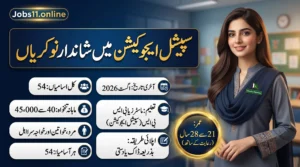 Special Education Department Jobs 2026 for 54 School Teaching Intern vacancies in Sargodha, Khushab, Mianwali and Bhakkar.